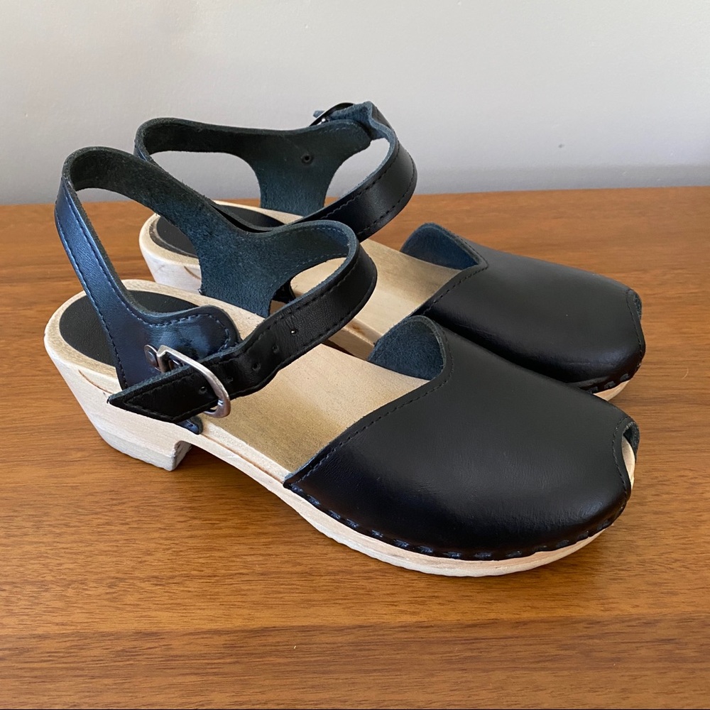 Sven peep toe clogs size 39